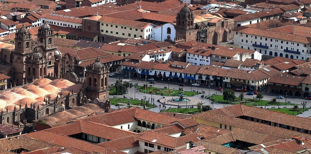 cusco, plaza de armas, peru, churches, cathedrals, city, steeples, aerial view, cusco, cusco, cusco, cusco, cusco