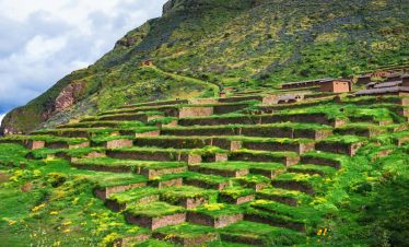 Cuzco s inca terraced farming landscape