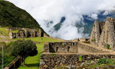 Peru - Choquequirao lost ruins (mini - Machu Picchu), remote, spectacular the Inca ruins near Cuzco